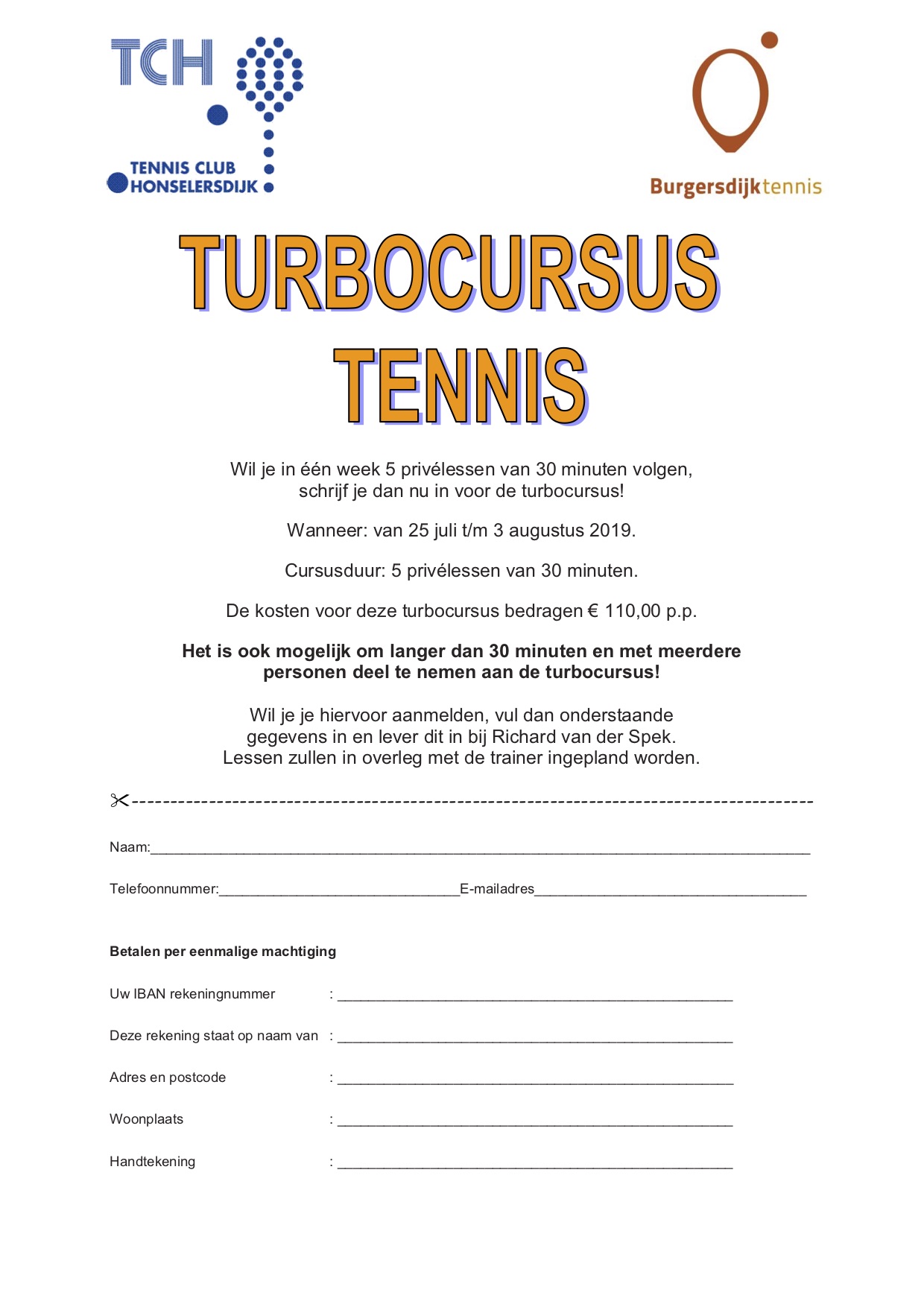 Turbocursus zomer 2019