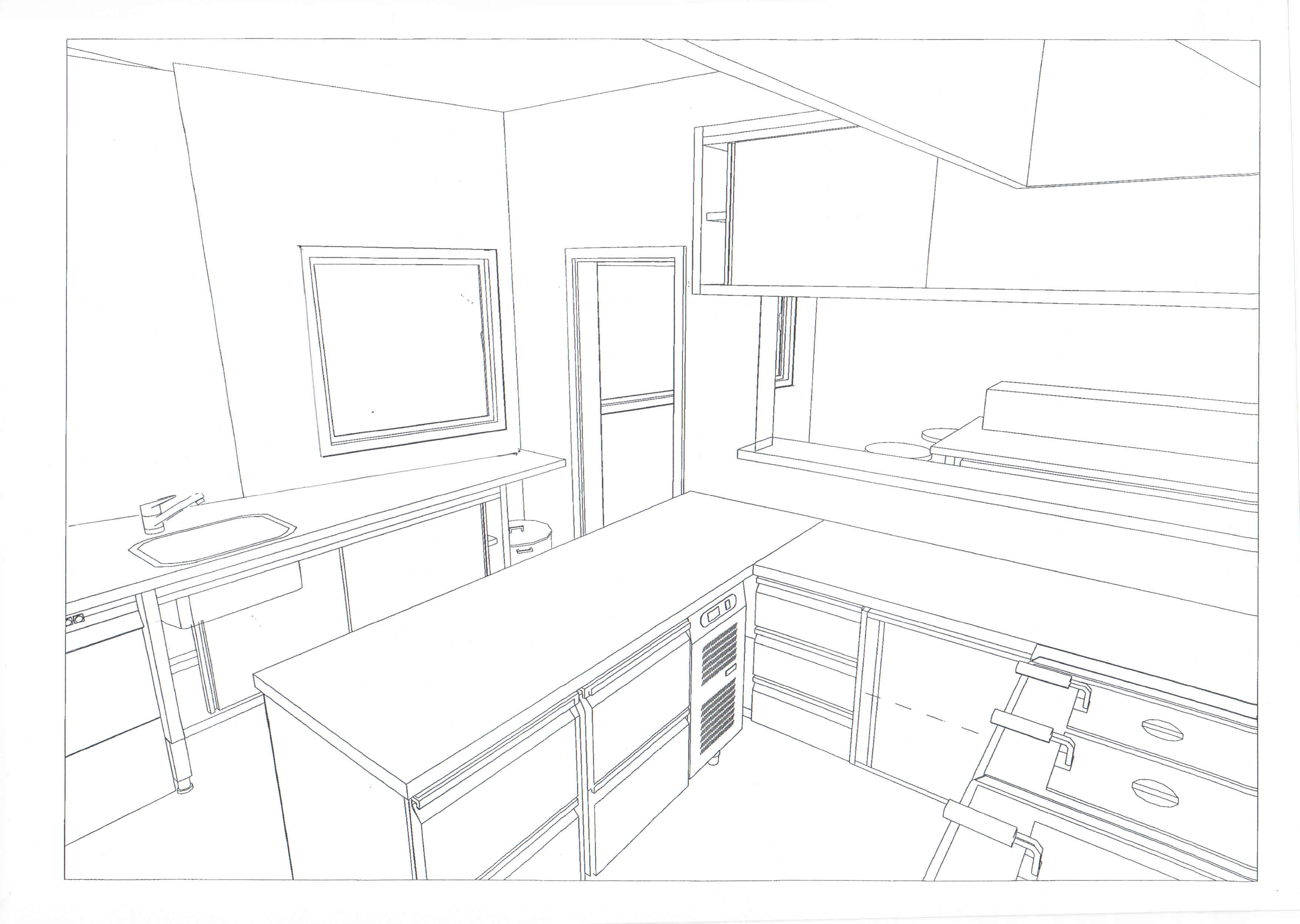 Keuken Tekening Maken Tekening Idee